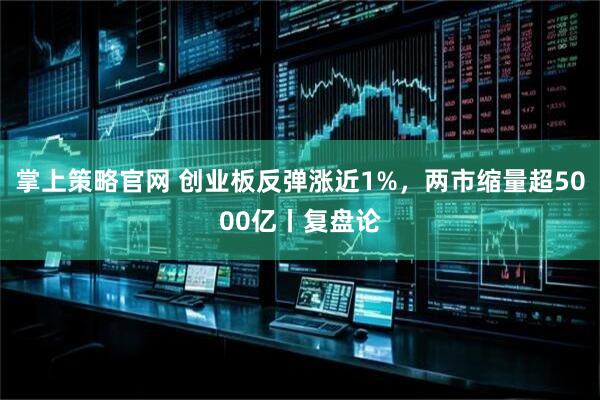 掌上策略官网 创业板反弹涨近1%，两市缩量超5000亿丨复盘论